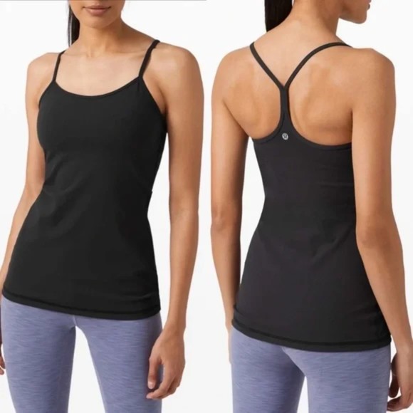 Lululemon athletica Power Y Tank Size 8 Blue - Picture 7 of 7